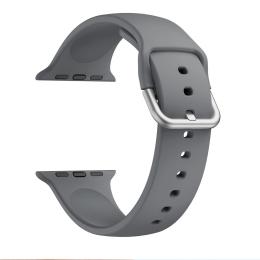 Silikon Armband Apple Watch 41/40/38 mm - Grå