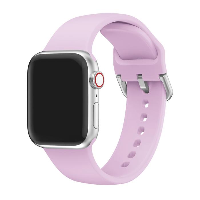 Bild 2, Silikon Armband Apple Watch 41/40/38 mm - Lila
