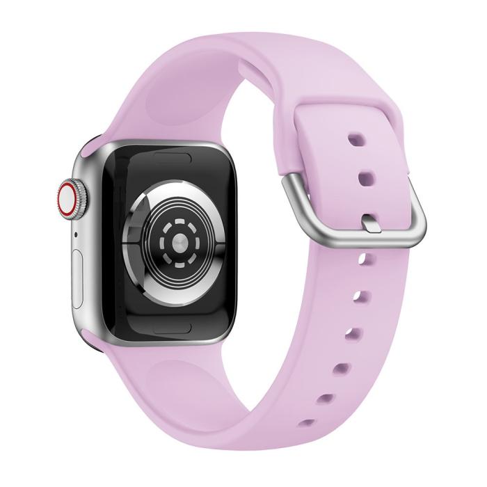 Bild 3, Silikon Armband Apple Watch 41/40/38 mm - Lila