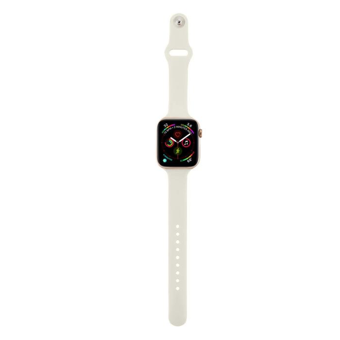 Bild 4, Silikon Armband Apple Watch 41/40/38 mm - Beige