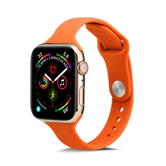 Bild 2, Silikon Armband Apple Watch 41/40/38 mm - Orange