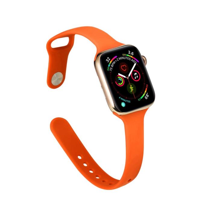 Bild 5, Silikon Armband Apple Watch 41/40/38 mm - Orange