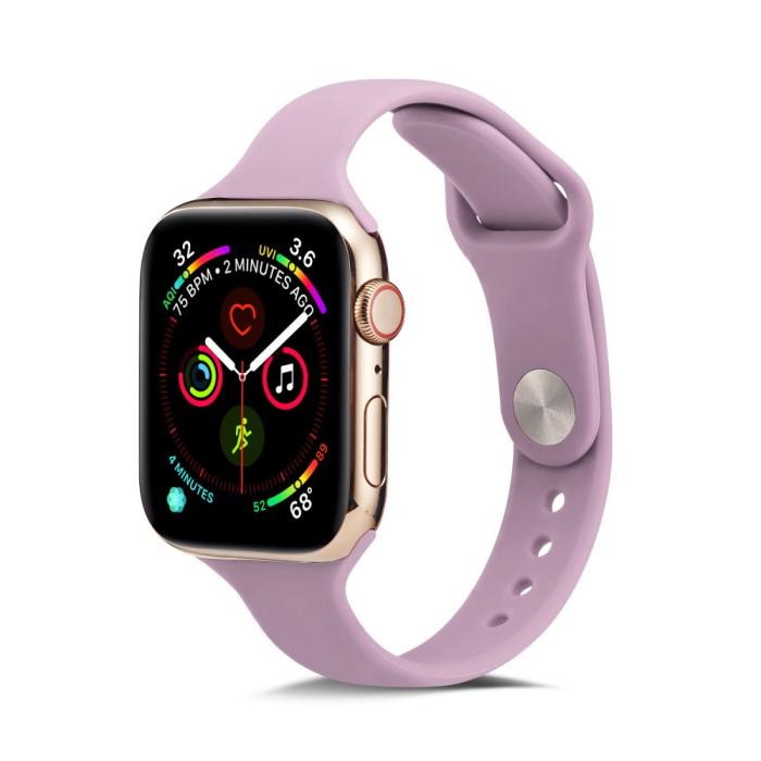 Bild 2, Silikon Armband Apple Watch 41/40/38 mm - Lila