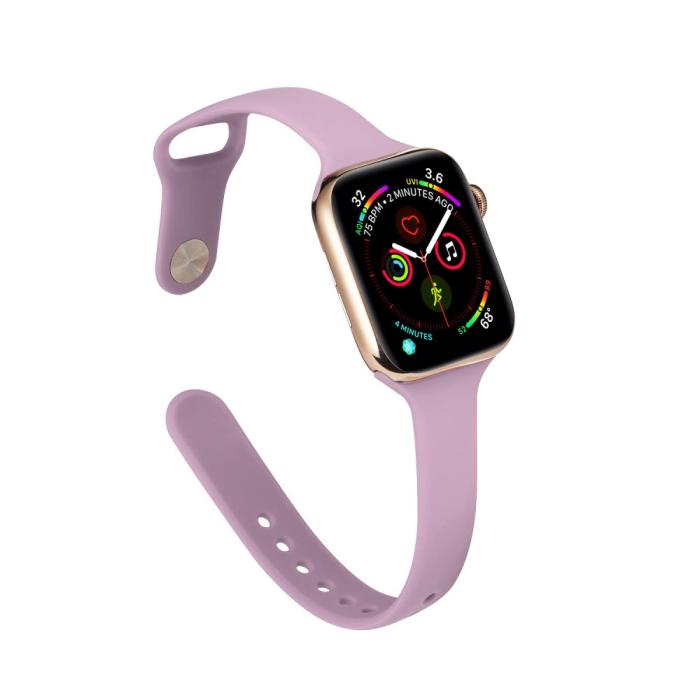 Bild 5, Silikon Armband Apple Watch 41/40/38 mm - Lila