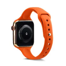 Silikon Armband Apple Watch 42/41/40/38 mm - Orange