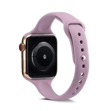 Silikon Armband Apple Watch 42/41/40/38 mm - Lila