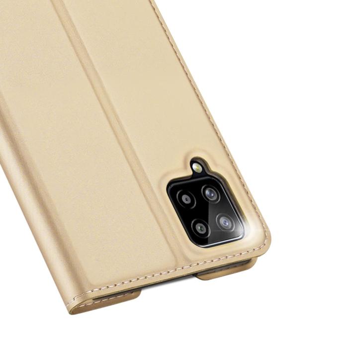 Bild 3, Samsung Galaxy A12 - DUX DUCIS Skin Pro Fodral - Guld