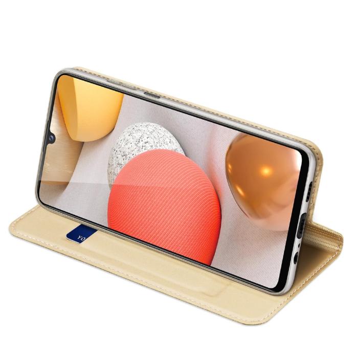Bild 5, Samsung Galaxy A12 - DUX DUCIS Skin Pro Fodral - Guld