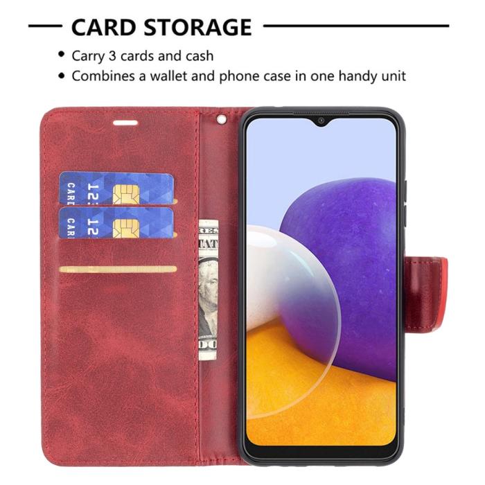 Bild 5, Samsung Galaxy A22 5G - Solid Shark Fodral - Röd