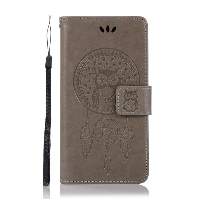 Bild 2, Xiaomi Redmi 8A - Owl Dream Catcher - Grå