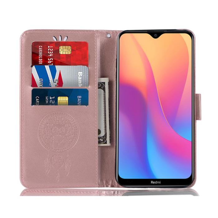 Bild 5, Xiaomi Redmi 8A - Owl Dream Catcher - Roséguld