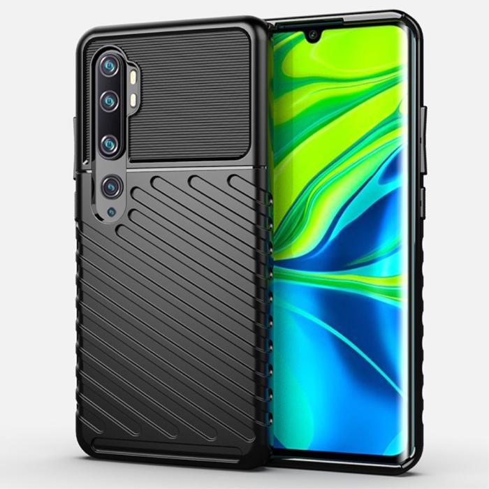 Bild 1, Xiaomi Mi Note 10 / Note 10 Pro - Twill Skal - Svart