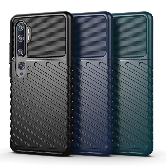 Bild 3, Xiaomi Mi Note 10 / Note 10 Pro - Twill Skal - Svart