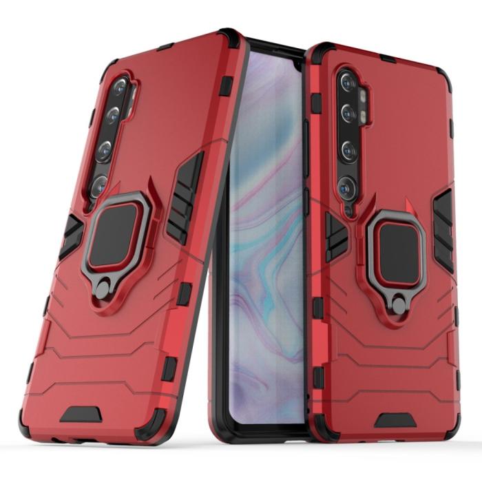 Bild 1, Xiaomi Mi Note 10 / Note 10 Pro - Ring Skal - Röd