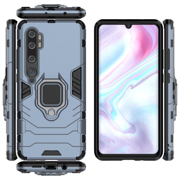 Bild 3, Xiaomi Mi Note 10 / Note 10 Pro - Ring Skal - Blå