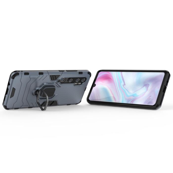 Bild 4, Xiaomi Mi Note 10 / Note 10 Pro - Ring Skal - Blå