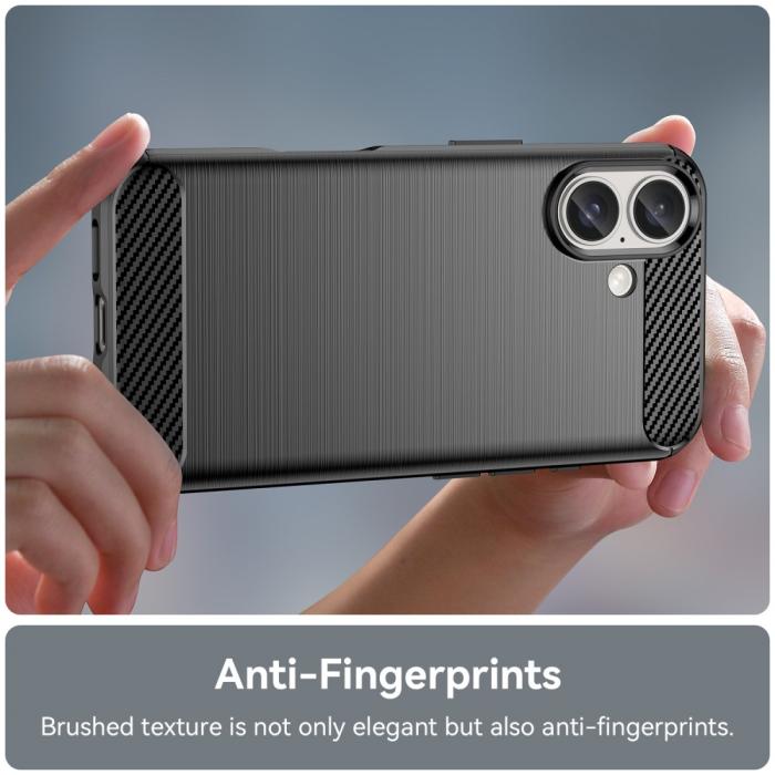 Bild 4, iPhone 16 Skal Kolfiber Textur Svart