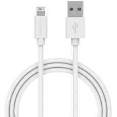 Smartline 3m Lightning MFi Laddningskabel Vit