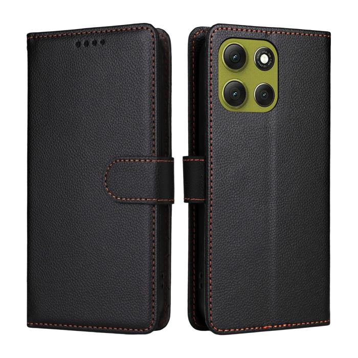 Bild 2, Motorola Moto G86 Power / G86 5G Fodral Läder Svart