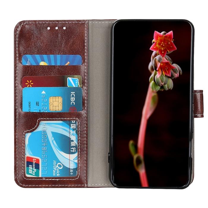 Bild 6, Samsung Galaxy S22 Fodral Retro Crazy Horse Brun