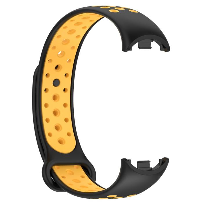 Bild 3, Xiaomi Smart Band 9/8 Träningsarmband Dual-Color Svart/Gul