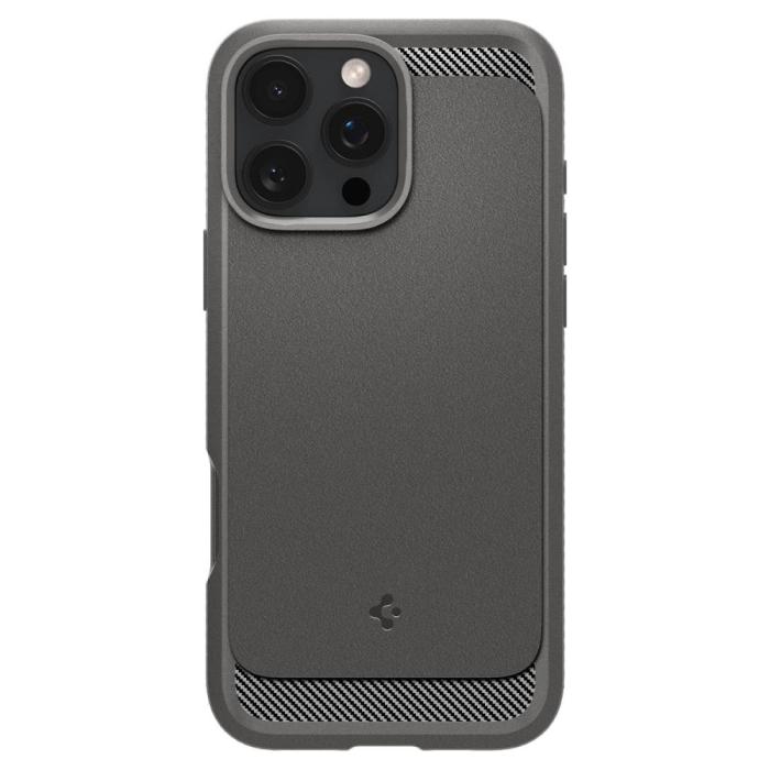 Bild 2, Spigen iPhone 16 Pro Max Skal MagSafe Rugged Armor Grå