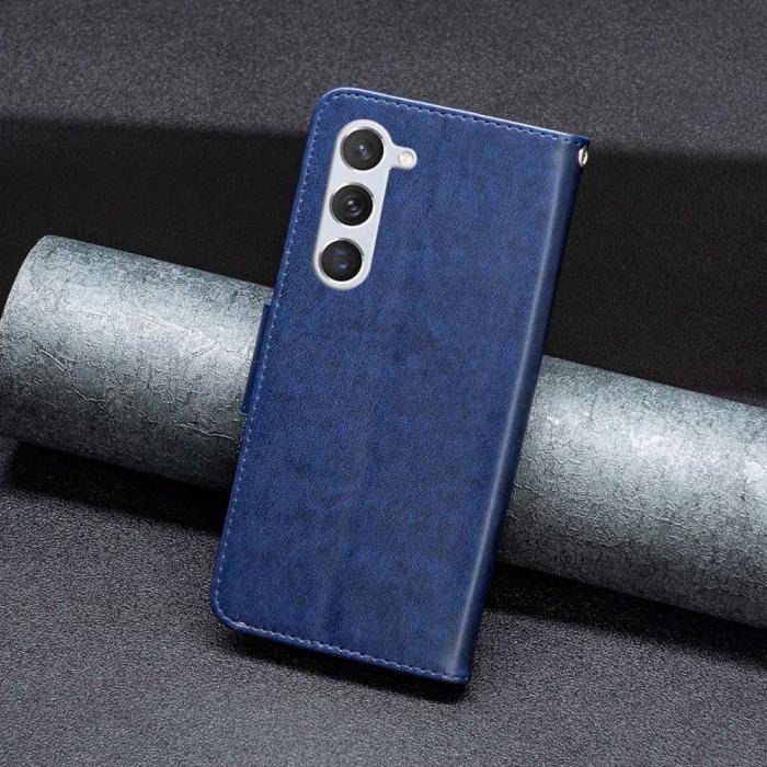 Bild 5, Samsung Galaxy S23 Fodral Med Fjäril Tryck Mörk Blå