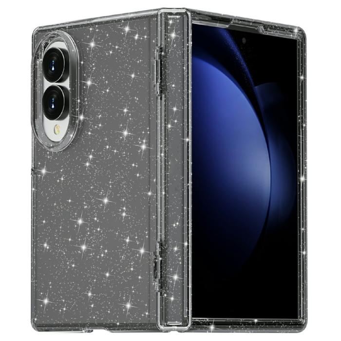 Bild 2, Samsung Galaxy Z Fold 8 Skal Glitter TPU Svart