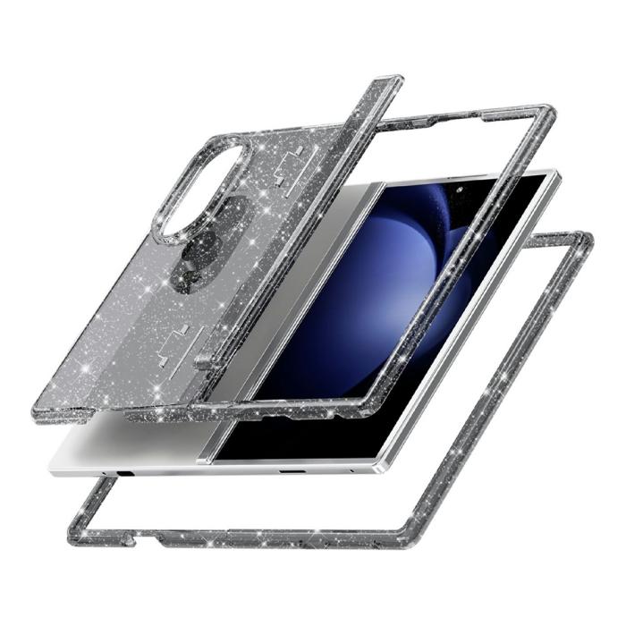Bild 4, Samsung Galaxy Z Fold 8 Skal Glitter TPU Svart