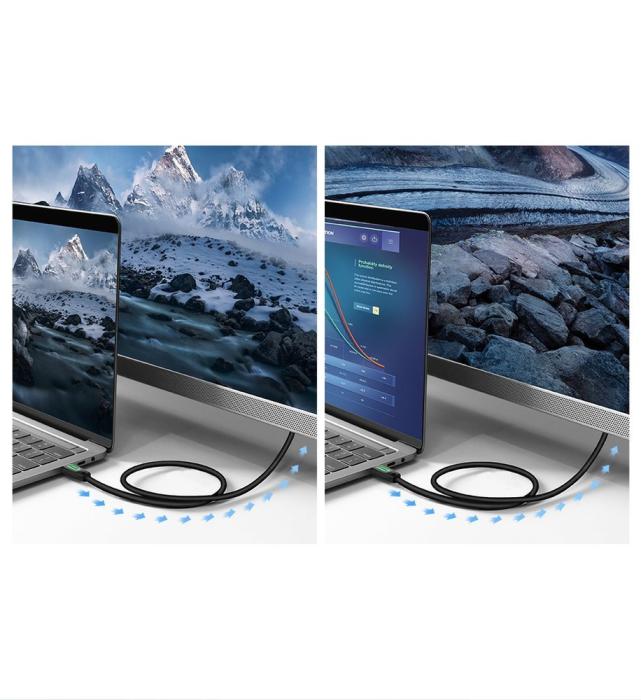 Bild 5, Ugreen 2m HDMI Kabel 19 Pin 4K 60Hz Svart