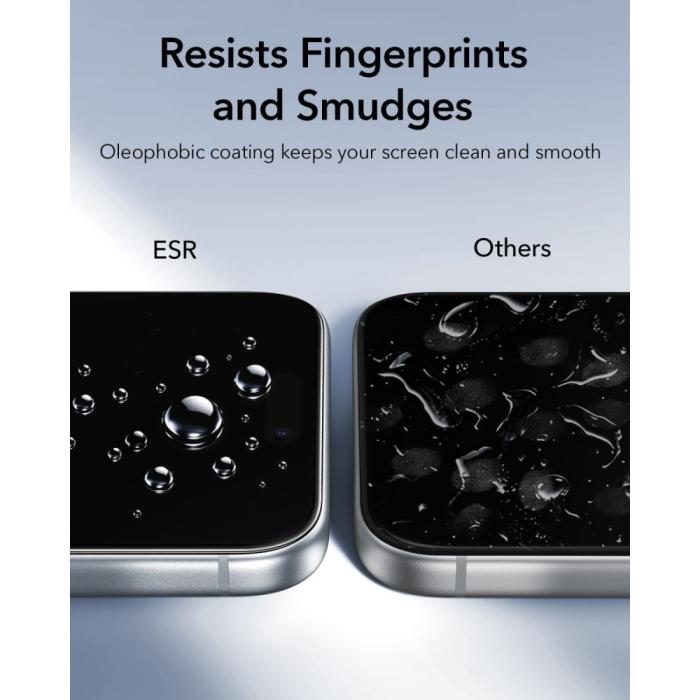 Bild 6, ESR iPhone 18 Pro/17 Pro 2-PACK Skärmskydd UltraFit Härdat Glas