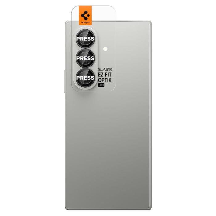 Bild 2, Spigen Galaxy Z Fold 7 2-PACK Linsskydd Optik Pro HD Glas.tR 