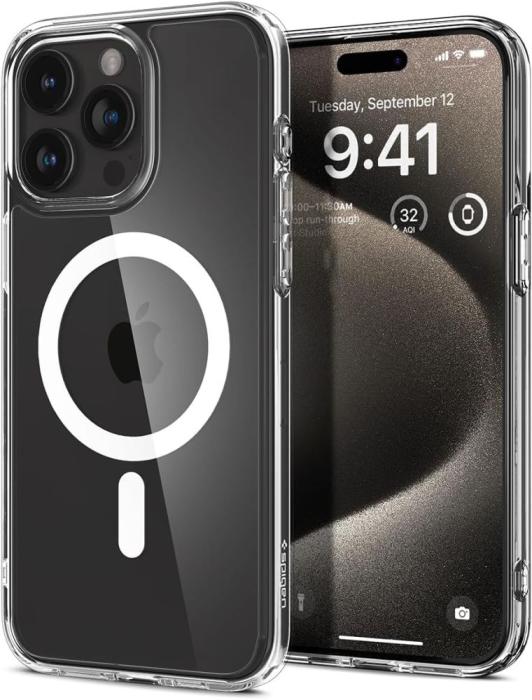 Bild 1, Spigen iPhone 15 Pro Skal MagSafe Ultra Hybrid Vit