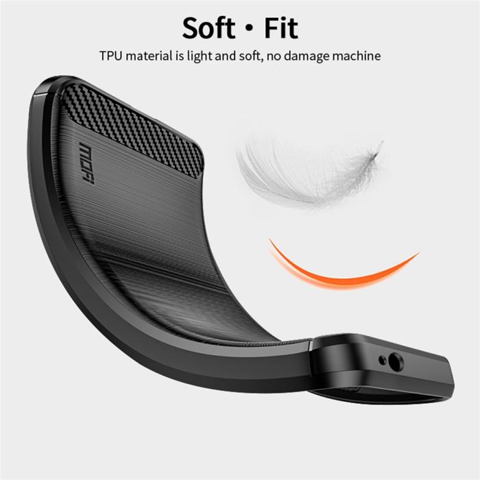 Bild 4, MOFI Samsung Galaxy Xcover 7 Skal Borstad Stål Textur Svart