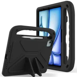 iPad Pro 11 2024/Air 11 2025/2024 Skal EVA Kickstand Svart