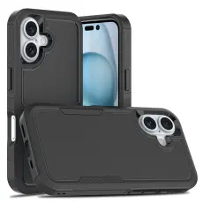 iPhone 16 Skal Extreme Shockproof Hybrid Svart
