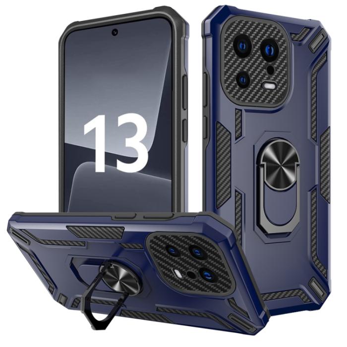 Bild 1, Xiaomi 13 5G Skal Ring Shockproof Armor Blå