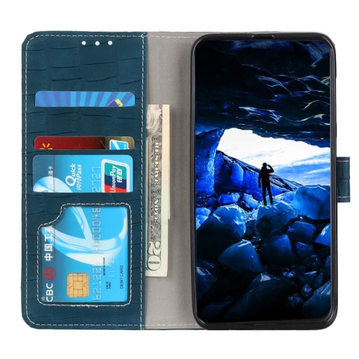 Bild 6, Samsung Galaxy A13 4G Fodral Krokodil Textur Grön