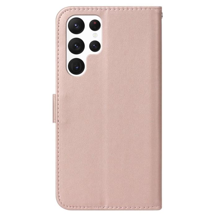 Bild 6, Samsung Galaxy S23 Ultra Fodral Solid Läder Roséguld