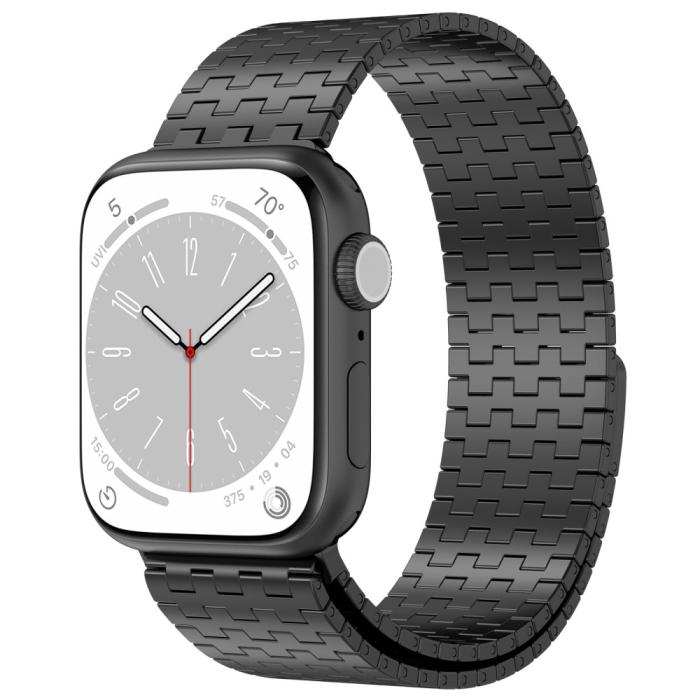 Bild 4, Apple Watch 38/40/41 mm Armband Magnetisk Loop Svart