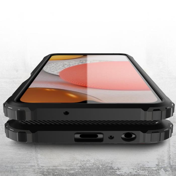 Bild 2, Samsung Galaxy A12 - Hybrid Armor Skal - Svart