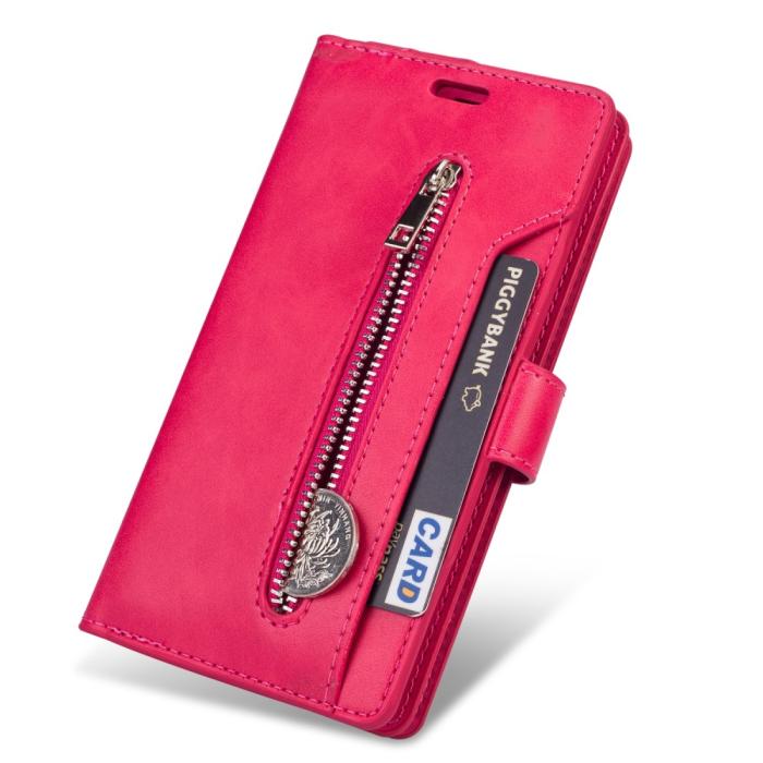 Bild 4, Samsung Galaxy A72 - Multifunktionellt Läder Fodral - Rosa
