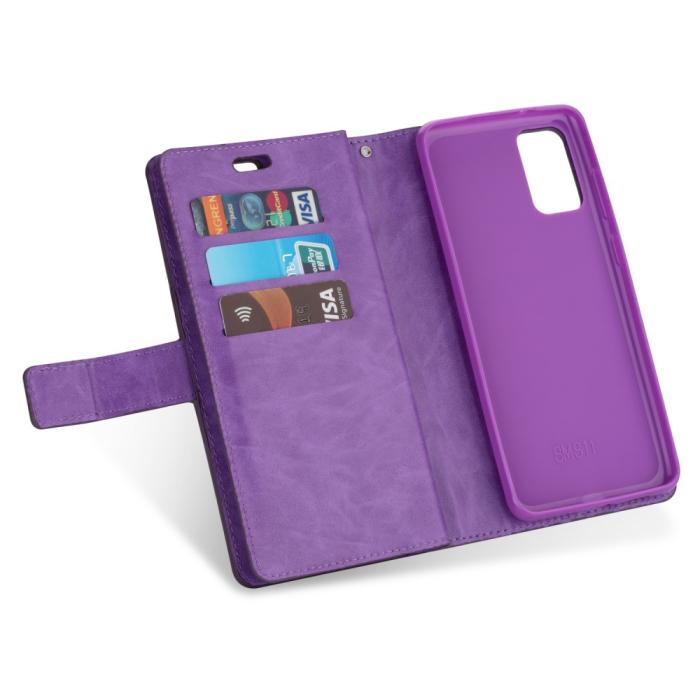 Bild 5, Samsung Galaxy A72 - Multifunktionellt Läder Fodral - Lila