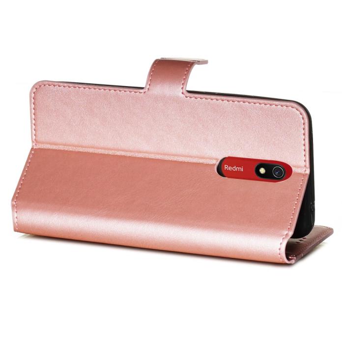 Bild 3, Xiaomi Redmi 8A - Plånboksfodral - Roséguld