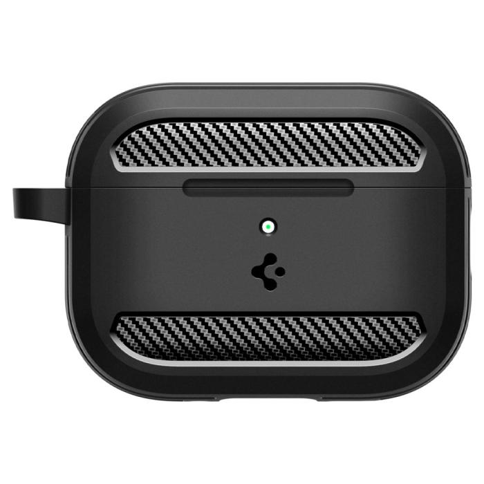 Bild 2, Spigen AirPods Pro 3 Skal Rugged Armor Matt Svart