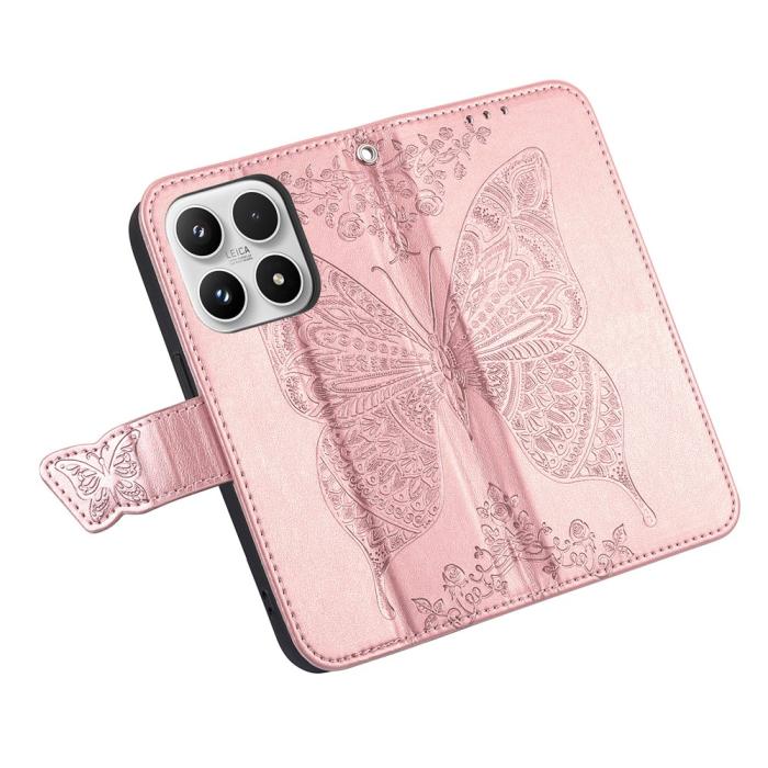 Bild 3, Xiaomi 17 Fodral Läder Mandala Roséguld