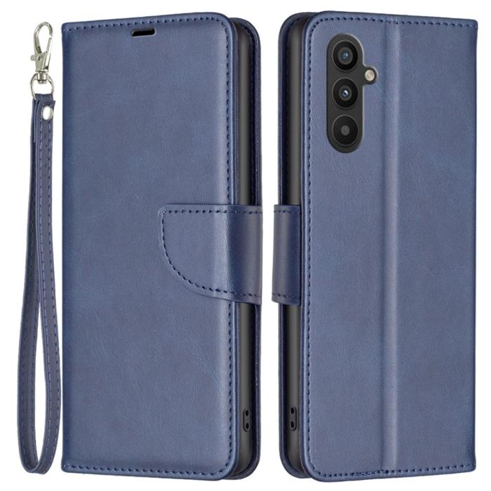 Bild 1, Samsung Galaxy A34 5G Fodral Solid Shark Läder Blå