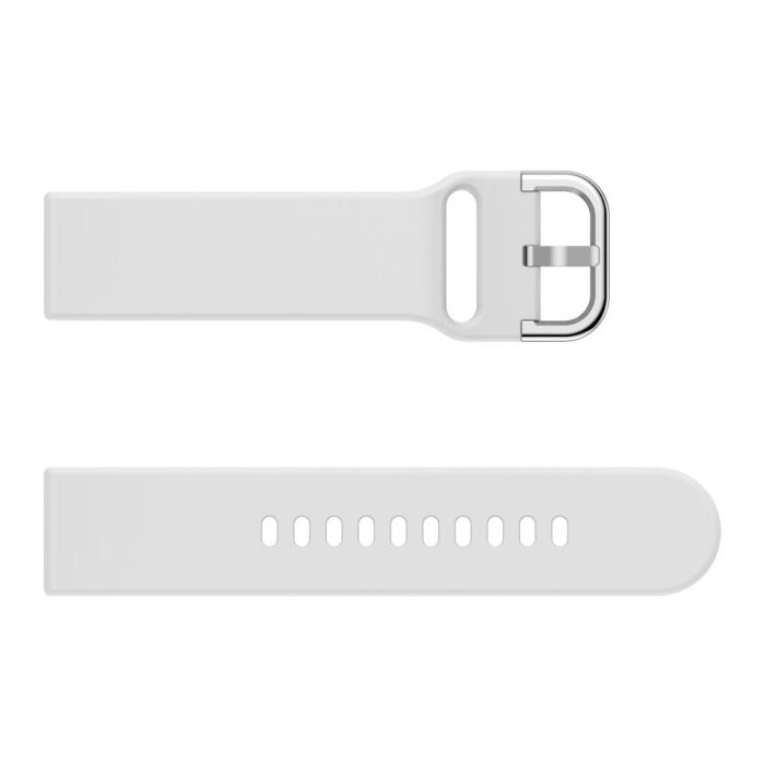 Bild 4, Silikon Armband Fitbit Versa/Versa 2 - Vit