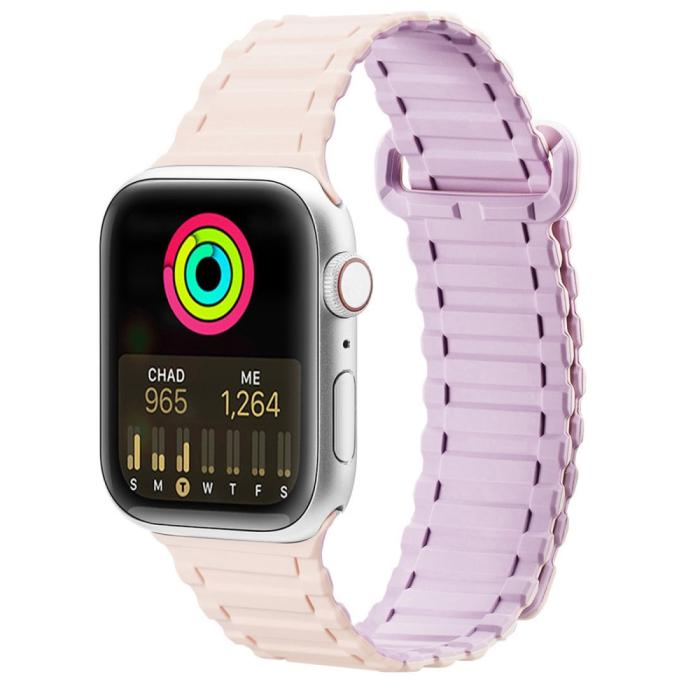 Bild 2, DUX DUCIS Apple Watch 38/40/41 mm Armband Magnetisk Silikon