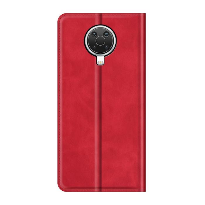 Bild 3, Nokia G10 / G20 Fodral Skin Touch Läder Röd